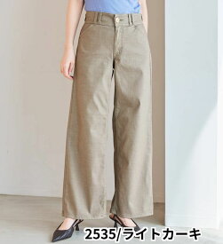 【サムシング公式】【SALE★20％OFF】SOMETHING SUMMER COOL 涼しいセミワイドデニムパンツ【涼】【速乾/抗菌防臭/ドライタッチ/蒸れにくい/軽量/夏用】 レディース 春夏用 日本製