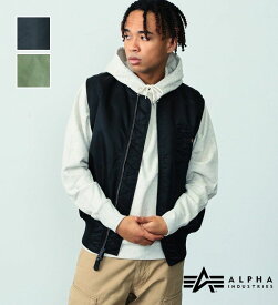 【アルファ公式】MA-1ベスト ALPHA INDUSTRIES