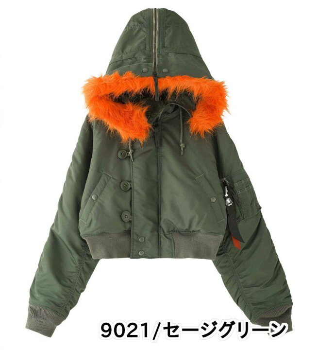 楽天市場】【X-girl x ALPHA】N-2B JACKET エックスガール x ALPHA 
