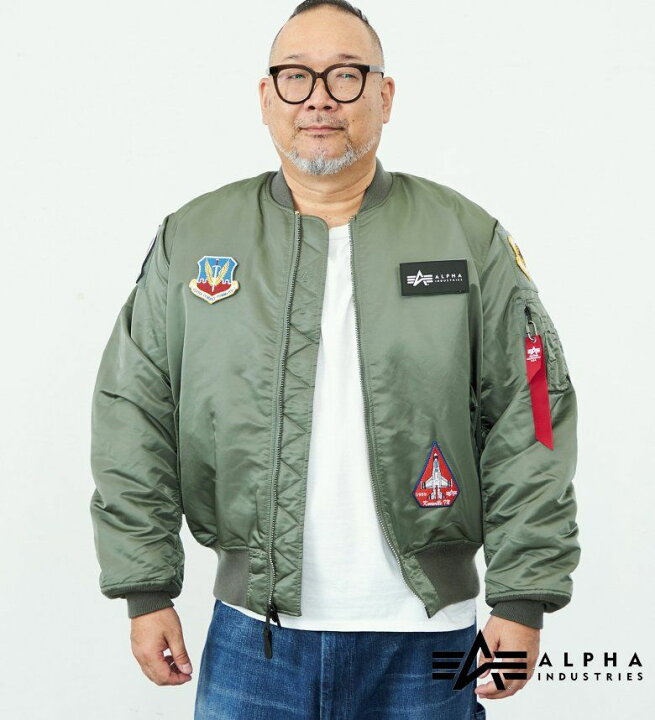 楽天市場】【アルファ公式】【SALE☆40％OFF】【大きいサイズ】MA-1 