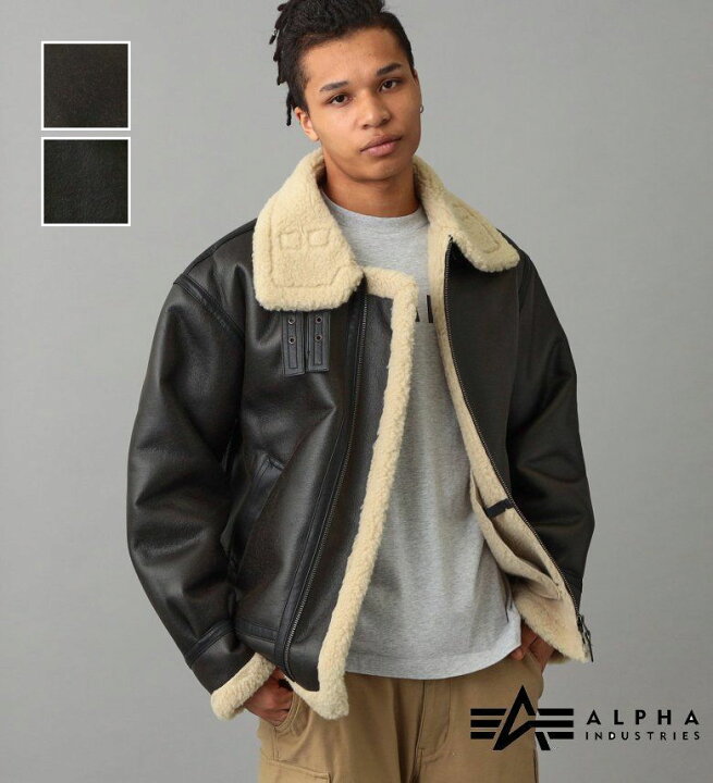 楽天市場】【アルファ公式】【SALE☆50％OFF】B-3 フェイクムートン 