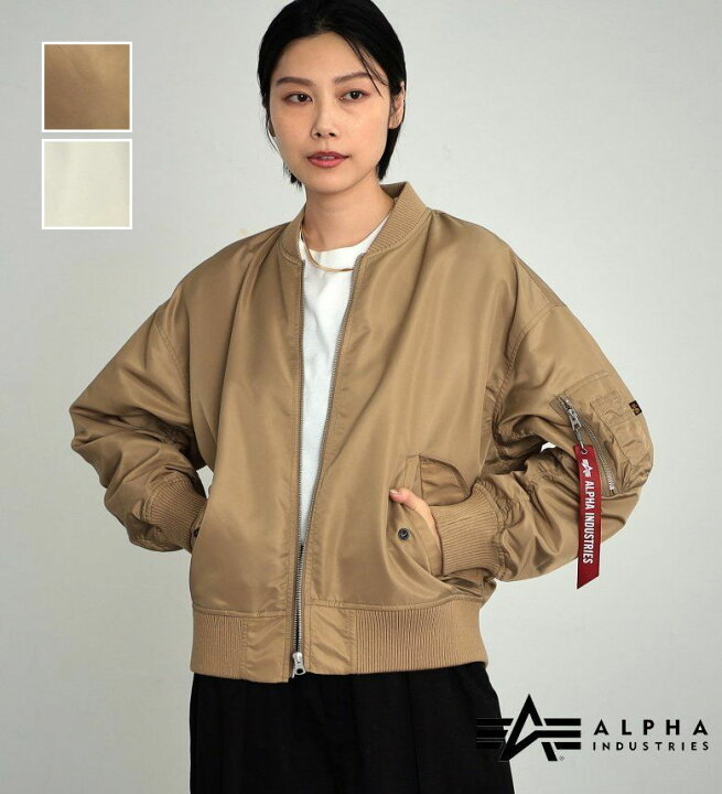 楽天市場】【アルファ公式】【SALE☆50％OFF】ライトMA-1(中綿なし 