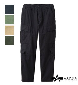 【アルファ公式】【ポイント5倍★3/30まで】COMBAT CARGO PANTS / コンバット ルーズテーパードカーゴパンツ ALPHA INDUSTRIES