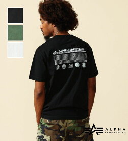 【アルファ公式】【大きいサイズ】DRESSCODE バックプリントTシャツ 半袖 ALPHA INDUSTRIES