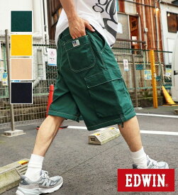 【エドウイン公式】【WEB限定】ユニセックス EDWIN STEPMARK ワイドカーゴショートパンツ EDWIN エドウィン