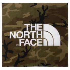 ノースフェイス ハンカチ バンダナ TNFロゴバンダナ NN22200 WC(ウッドランドカモ) THE NORTH FACE TNF Logo Bandana