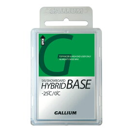 ガリウム GALLIUM HYBRID BASE(100g) SW2040 スノーボード メンテナンス用品 ワックス ベースワックス ホットワックス フッ素含有