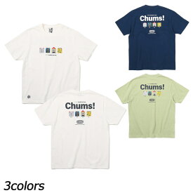CHUMS チャムス アンチバグ100パーセントメイドフォーファンTシャツ CH01-2380 Tシャツ 半袖 防虫加工 メンズ