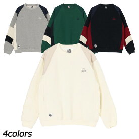 チャムス CHUMS マイトンパネルクルートップ CH00-1459 トレーナー スウェット 裏起毛 オーバーサイズ ユニセックス