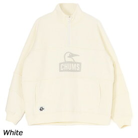 チャムス CHUMS マイトンパネルハーフジップトップ CH00-1461 トレーナー スウェット ハーフジップ 裏起毛 オーバーサイズ ユニセックス