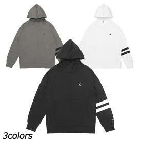 ハーレー Hurley ファントムラッシュアイコンブロックパーティーフルジップフーディー MSRG251011 UVケア ラッシュガード ラッシュパーカー UPF50+ メンズ