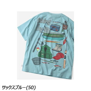 �W���}�X�^�[ gym master 5.8oz T/C�h���C fishing is my life Tee G533760 T�V���c ���� ���j�Z�b�N�X