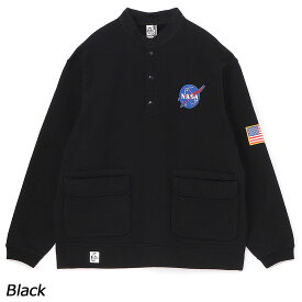 チャムス CHUMS スペースハリケーントップ CH00-1501 トレーナー スウェット 裏起毛 ユニセックス NASA