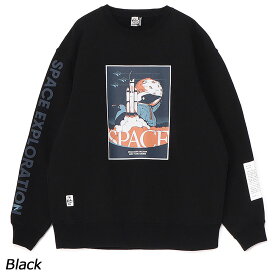 チャムス CHUMS スペースブラストオフクルートップ CH00-1503 トレーナー スウェット 裏起毛 ユニセックス 親子お揃い