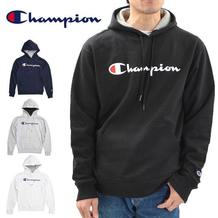 チャンピオン Champion パーカー メンズ 裏起毛 ブランド ロゴ 袖ロゴ プルオーバー GF89H Y06794 グラフィック  フーディー BASE 【ベース】