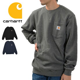 カーハート Carhartt スウェット トレーナー メンズ ポケット付き ミッドウェイト クルーネック 103852 裏起毛