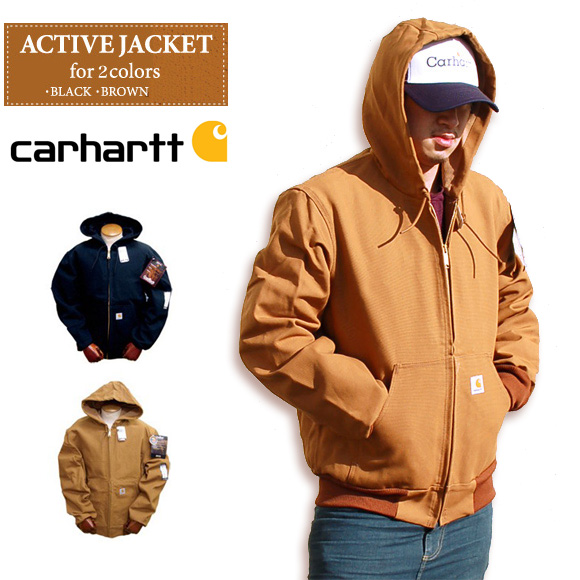 35％OFF Carhartt Thermal-Lined 【レビューを書けば送料当店負担】 Duck Active Jacket 米国製 アメリカ製 ダック ワークジャケット カーハート MADE 大きいサイズ ダックアクティブジャケット J131 メンズ サーマル裏地 CARHARTT パーカー USA IN