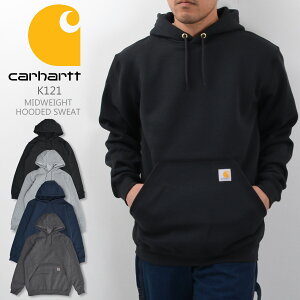 �J�[�n�[�g �p�[�J�[ �����Y K121 Carhartt �~�b�h�E�F�C�g �v���I�[�o�[ ���N�� �t�[�h �t�[�f�B �傫���T�C�Y MIDWEIGHT HOODED SWEAT