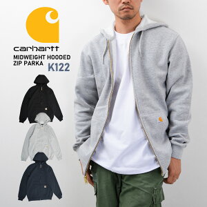 �J�[�n�[�g Carhartt �p�[�J�[ K122 �~�b�h�E�F�C�g �W�b�v�A�b�v �����Y �t���W�b�v �傫���T�C�Y