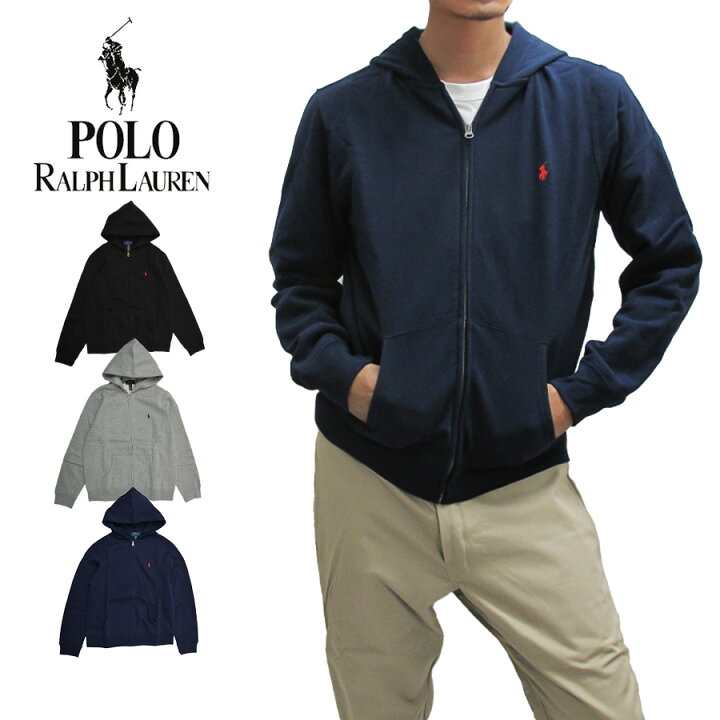 楽天市場】POLO RALPH LUAREN ポロ・ラルフローレン パーカー ジップ 
