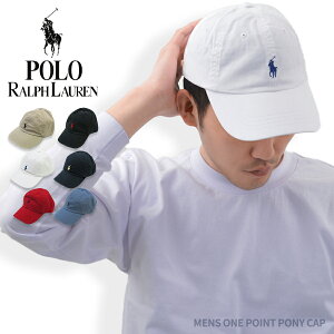 POLO RALPH LAUREN �|���E�����t���[���� �L���b�v �����Y �X�q 65164 �����|�C���g �|�j�[ �h�J ���[�L���b�v �����t �A���J�W One Point Cap