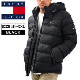 トミーヒルフィガー ダウンジャケット TOMMY HILFIGER 158AN508 クラシック フード ジャケット ダウン 中綿 大きいサイズ カモフラ 迷彩 グレー