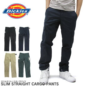 ディッキーズ Dickies カーゴパンツ WP594 スリムフィット 6ポケット カーゴパンツ 細身 FLEX SLIM FIT STRAIGHT CARGO PANTS メンズ