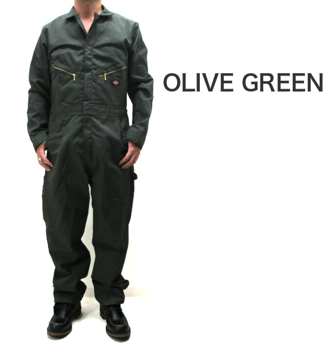 楽天市場 Dickies ディッキーズ つなぎ 4879 デラックスカバーオール 長袖 つなぎ Deluxe Coverall長袖ツナギ 作業着 作業服 仕事着 デッキーズ ユニフォーム Base ベース