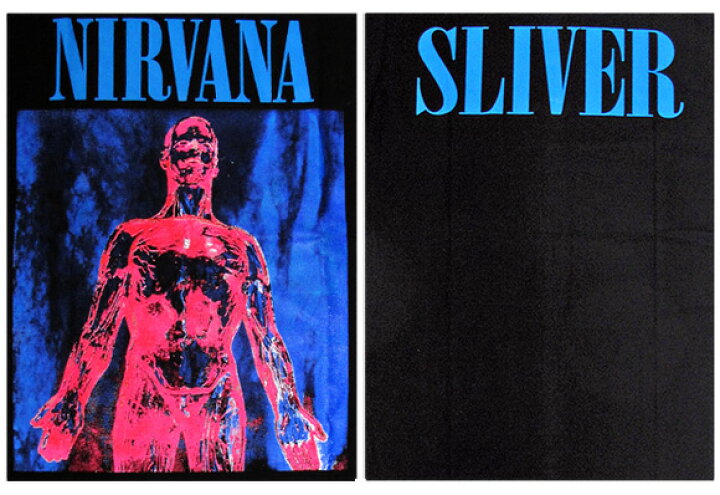 楽天市場 Nirvana ニルヴァーナ ニルバーナ バンドtシャツ 半袖 Ba 0014 Bk Sliver Tee バンドロゴtシャツ Base ベース