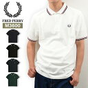 フレッドペリー FRED PERRY ポロシャツ メンズ ブランド 半袖 M3600 ツインチップ シャツ 半袖ポロシャツ