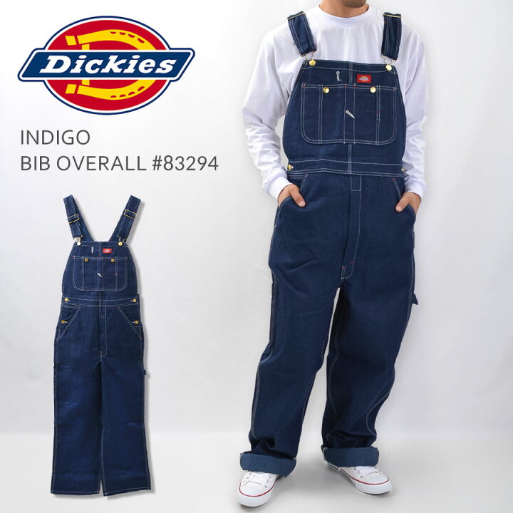 楽天市場】ディッキーズ Dickies オーバーオール デニム メンズ 作業着 
