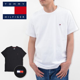 トミーヒルフィガー tシャツ 半袖Tシャツ メンズ ワンポイント ロゴ TOMMY HILFIGER ベーシック コットン コア フラッグ 大きいサイズ 無地 09T3139