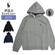 【キッズ・ジュニア】POLO RALPH LUAREN ポロ・ラルフローレン 547626 ボーイズ フルジップ フーディー …