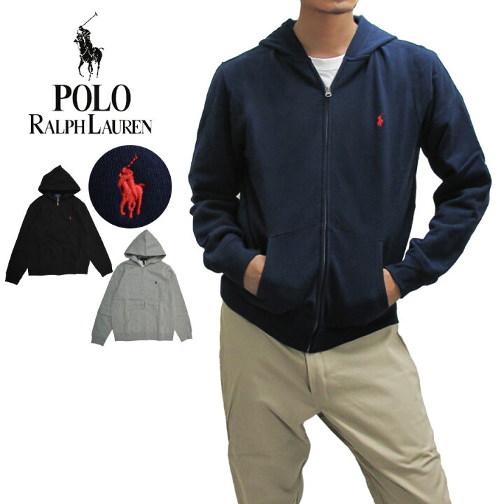 楽天市場】POLO RALPH LUAREN ポロ・ラルフローレン パーカー ジップ 