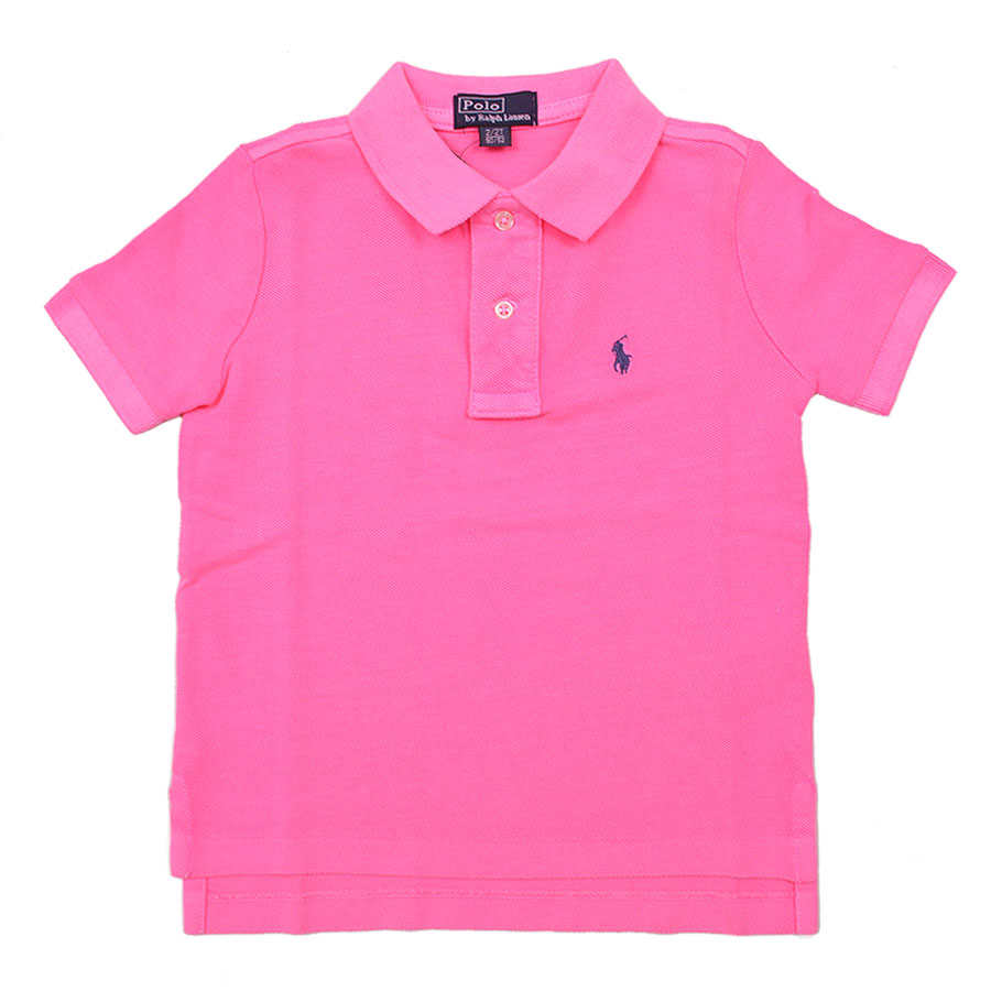 【キッズ・ベビー】POLO RALPH LAUREN ポロシャツ ポロラルフローレン 90 95 2T ピンク ワンポイントポニー 2歳 ロゴ 男の子  女の子 カジュアル | BASE 【ベース】