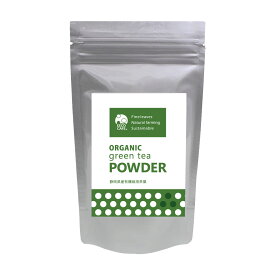 お茶 緑茶 粉末緑茶 水だし緑茶 粉茶 日本茶 有機 オーガニック 80g パウダー 国産 静岡茶 水だし 冷茶 美味しいお茶 水出し お菓子作り メール便 急須いらず 無農薬栽培茶葉