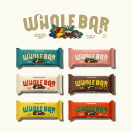 WHOLE BAR ホールバー 40g / 選べる 6種類 エナジーバー フルーツバー ヴィーガン対応 甘味料不使用 砂糖…