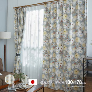 ���{�� ���[�~�� �J�[�e���^�C�j�[�t�����[(TINY FLOWER)��100×��178cm�Ռ��J�[�e��(�Ռ�2��) �`��L�� �E�H�b�V���u�����[�J�[�����ԕi�����E����s���i�h���[�v��1������