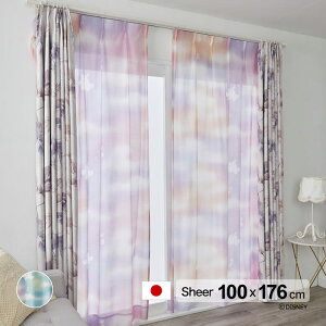 { fBYj[ J[e~bL[/E {C (MICKEY/Mellow voile) 100×176cm EHbVu[J[ԕiEsi DisneySheer VA[ 1