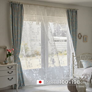 { fBYj[ J[evZX/NVbNr[eB[ {C (PRINCESS/Classic beauty voile) 100×198cm EHbVu[J[ԕiEsi DisneySheer VA[ Ɩ