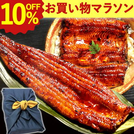 ＼9日まで★10%OFFクーポン／ うなぎ 国産 蒲焼き 送料無料 鰻 食品 人気 ギフト 誕生日 内祝い 小分け ご褒美 敬老の日 プレゼント 特大長蒲焼1本 1尾 特大 カット蒲焼き2枚 最強配送 【静岡産 AAA 風呂敷】FA [2〜3人前] うなぎのたなか