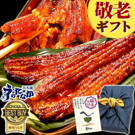 【週末限定★ポイント3倍】 敬老の日 プレゼント うなぎ 国産 蒲焼き 食べ物 送料無料 鰻 食品 グルメ 人気 ギフト 誕生日 内祝い 夏ギフト ご褒美 お中元 特大 180〜200g2本 2尾 最強配送 【静岡産 通常 AAA 風呂敷】Ftn2 [2〜3人前]うなぎのたなか