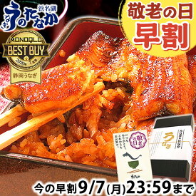 ＼早割ラスト★本日23：59まで／ 敬老の日 早割 うなぎ 国産 プレゼント 蒲焼き 食べ物 送料無料 鰻 食品 グルメ 人気 ギフト 誕生日 内祝い ご褒美 お中元 小分け 蒲焼き 最強配送 【静岡産 AAA 簡易箱・化粧箱・風呂敷】PON-2 [1〜6人前] 浜名湖うなぎのたなか