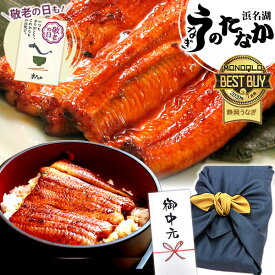 ＼夏休みSALE★ポイント3倍！／ お中元 御中元 うなぎ 国産 蒲焼き ギフト 食べ物 送料無料 鰻 プレゼント 夏ギフト お祝い 食品 グルメ 人気 内祝い 誕生日 敬老の日 早割 最強配送 ご褒美 180〜200g3本 3尾 【静岡産 通常 AAA 風呂敷】F62 [3〜5人前]
