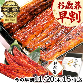 ＼早割11/20(木)まで！／ お歳暮 早割 うなぎ 国産 蒲焼き 食べ物 送料無料 鰻 プレゼント ギフト お祝い 食品 グルメ 人気 内祝い 誕生日 土用の丑の日 最強配送 御歳暮 お年賀 御年賀 ご褒美 180〜200g3本 3尾 【静岡産 通常 AAA 化粧箱】jset [2〜3人前]