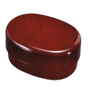 紀州漆器 小判入子弁当箱 大 ななこ (中子なし) シール付 食洗機対応 電子レンジ対応 540ml