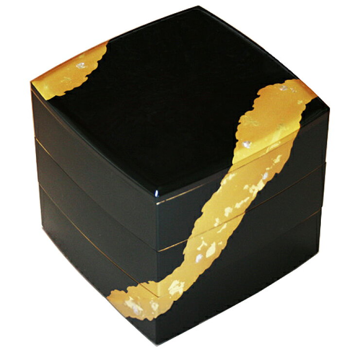 越前塗 重箱 6寸5分 溜塗 胴張 （楽天市場】山中漆器 6.5寸 胴張三段重  