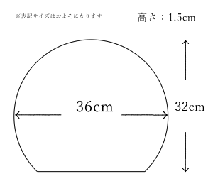 【トレー】紀州漆器両面半月膳ノンスリップ加工36cm(1枚)リバーシブル膳(トレイお盆会席膳ランチョンマットすべり止め加工半月盆)(日本製国産塗会席漆器)