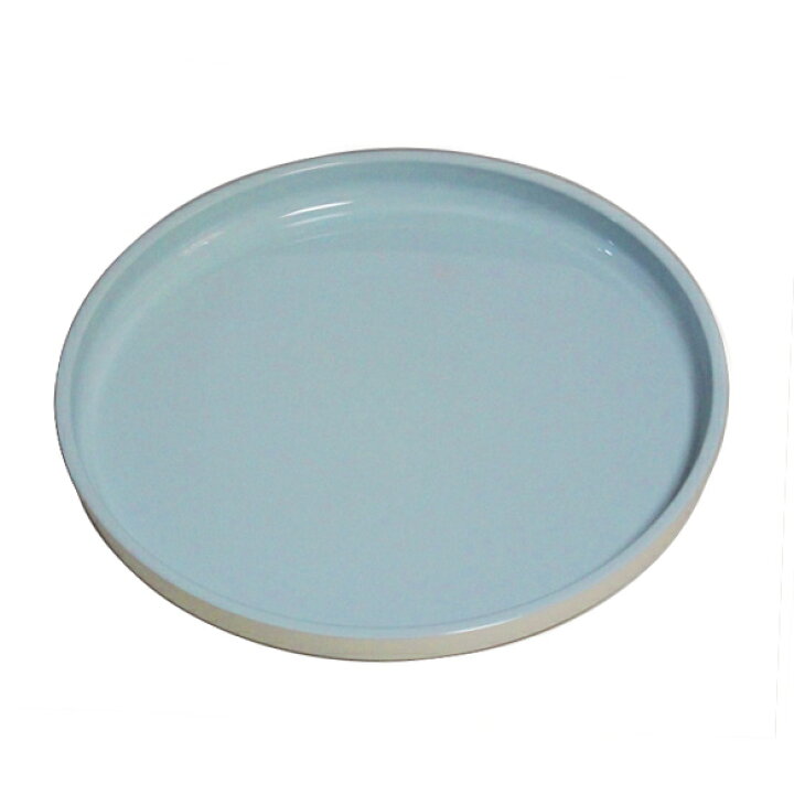 楽天市場 24ｃｍ ペット樹脂 ノンスリップ丸トレー ブルー ｏｐｐ入り すべり止め ノンスリップ 食洗機 乾燥機 電子レンジ対応 お盆 トレー 001 2558 漆器とキッチン 祭りのええもん