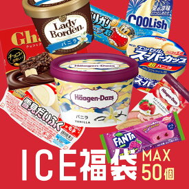 これまでに5万個以上売れた 超お買い得 アイスクリーム福袋 合計40〜50個入り (中身は当店お任せ) アイスクリーム アイス 福袋 詰め合わせ 大容量 訳あり ハーゲンダッツ スーパーカップ ガリガリ君 明治 赤城乳業 森永製菓 送料無料 fukubukuro